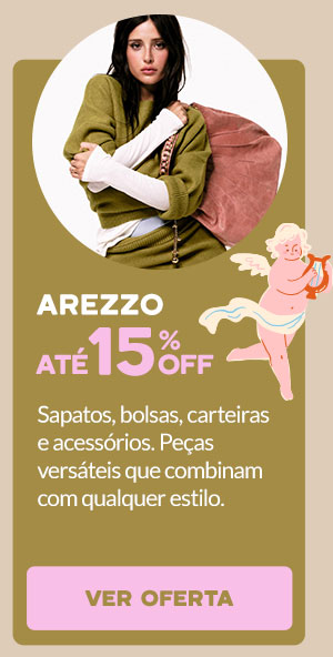Arezzo: até 15% OFF
