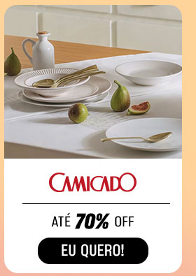 CAMICADO: até 70% OFF.  Eu quero.