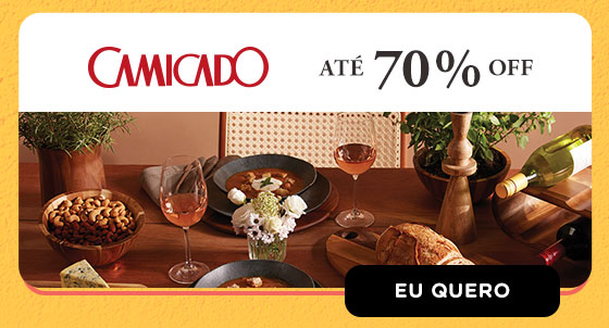 CAMICADO: Até 70% OFF. Eu quero.