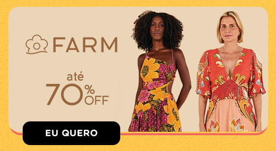 FARM: até 70% OFF. Eu quero.