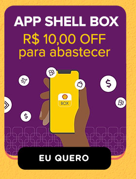 APP SHELL BOX: R$ 10,00 OFF para abastecer