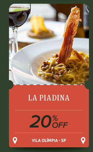 La Piadina: 20% Off