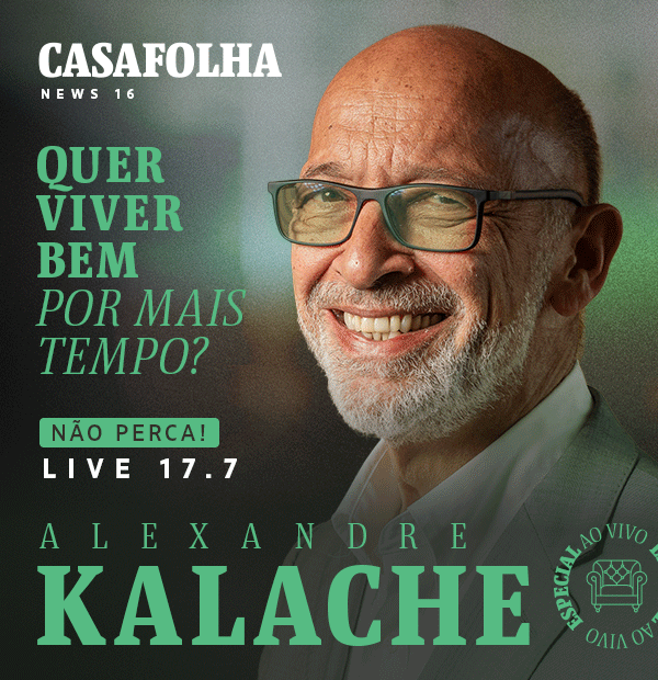 CasaFolha Conhecimento que Transforma | NEWS 16 | Quer viver bem por mais tempo? não perca: live 17.7 | Alexandre Kalache - Especial ao vivo