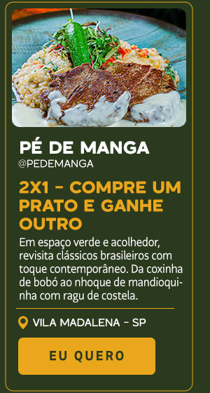Pé de Manga: 2x1 - Compre um prato e ganhe outro