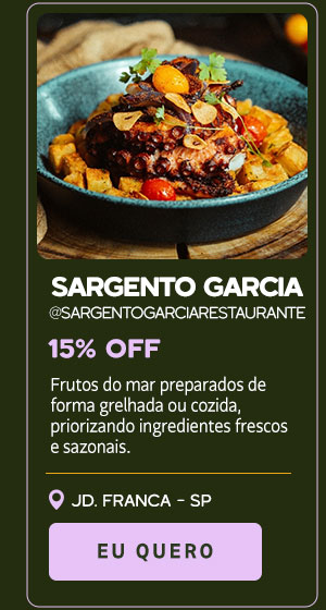 Sargento Garcia: 15% OFF