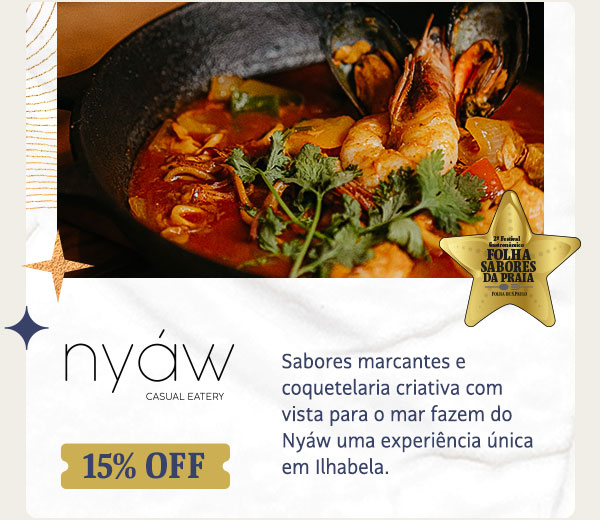 Nyáw: 15% OFF | Eu quero!