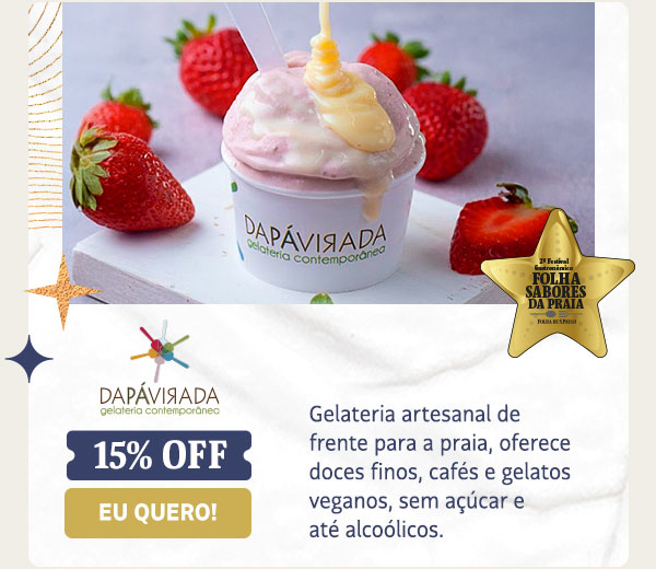Da Pá Virada: 15% OFF | Eu quero!
