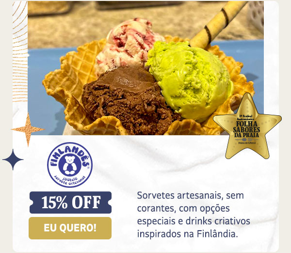 Finlandês: 15% OFF | Eu quero!
