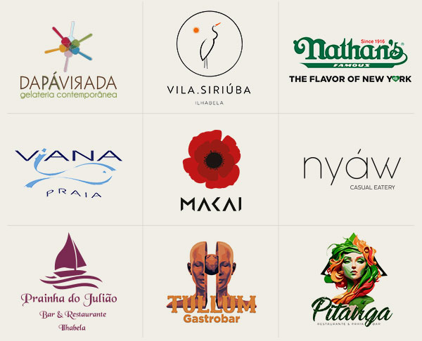 Da Pá Virada, Vila Siriúba, Nathan´s Famous, Viana Praia, Makai, Nyáw, Patinha do Julião, Tullum e Pitanga