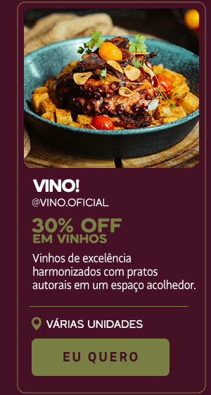 Vino: 30% OFF em vinhos