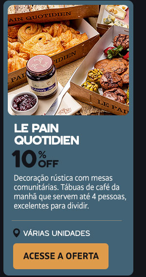 Le Pain Quotidien: 10% OFF