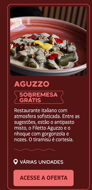 Aguzzo: sobremesa grátis