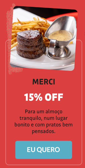 Merci: 15% OFF