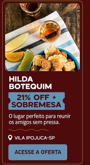 Hilda Botequim: 21% OFF + sobremesa