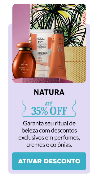 Natura: até 35% OFF