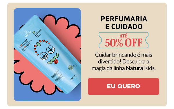 Natura: até 50% OFF
