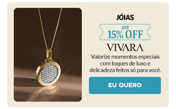 Vivara: até 15% OFF