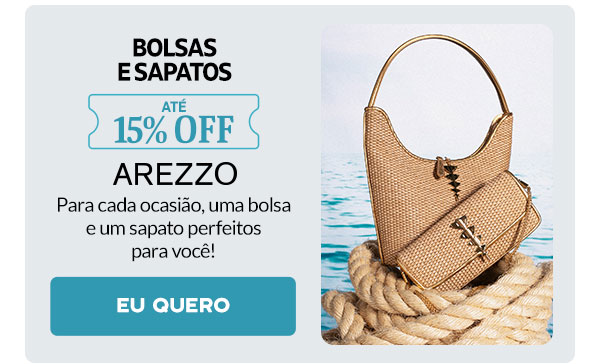 Arezzo: até 15% OFF