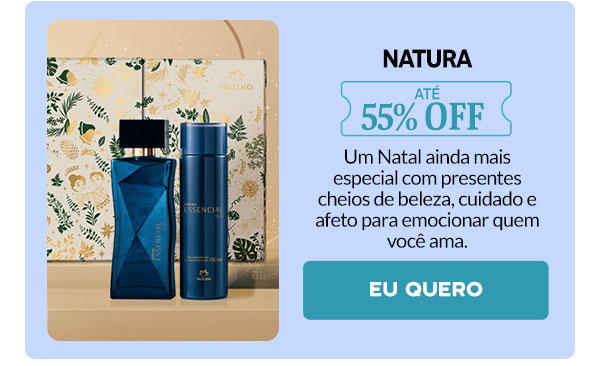 Natura: até 55% OFF