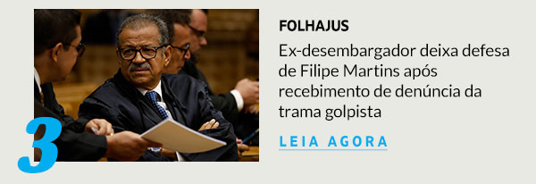 Ex-desembargador deixa defesa de Filipe Martins após recebimento de denúncia da trama golpista