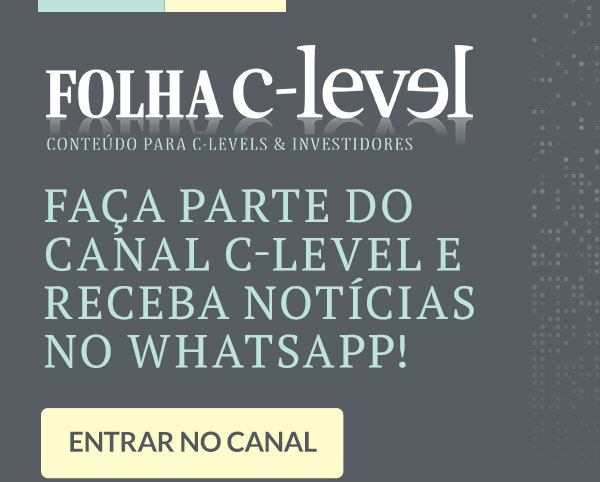 Folha C-level | Faça parte do canal C-Level e receba notícias no WhatsApp