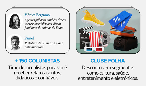 +150 colunistas | Clube Folha