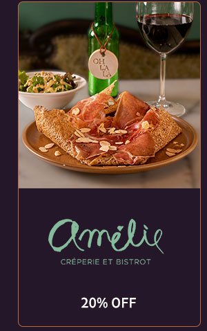Amelie: 20% OFF