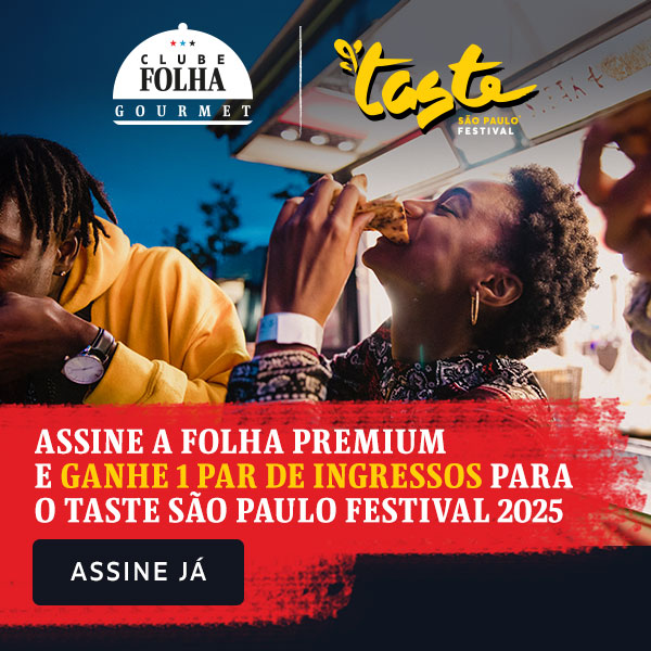 Clube Folha Gourmet | Taste São Paulo Festival | Concorra a 1 par de ingressos! Para os dias 13, 14, 15, 19 e 20 de junho. O Clube Folha Gourmet leva você + um acompanhante para o Festival Taste Brasil