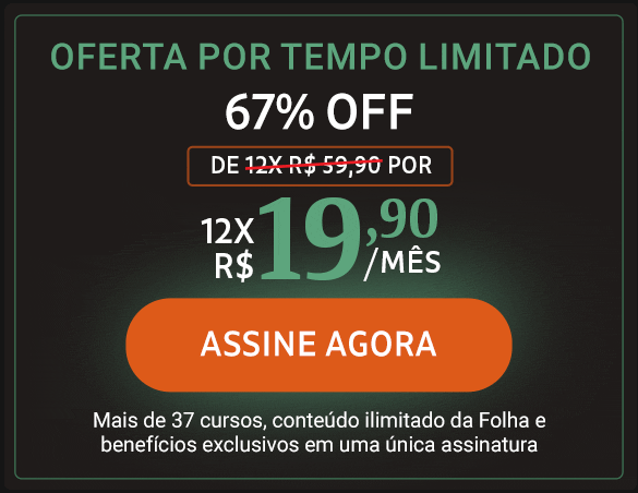 Oferta por tempo limitado, de 12x R$ 59,90 por apenas 12x R$ 19,90/mês. Assine agora.