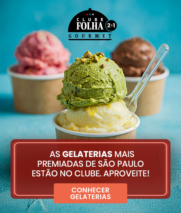 Clube Folha Gourmet 2x1. As gelaterias mais premiadas de são paulo estão no clube. Aproveite! Conhecer Gelaterias.