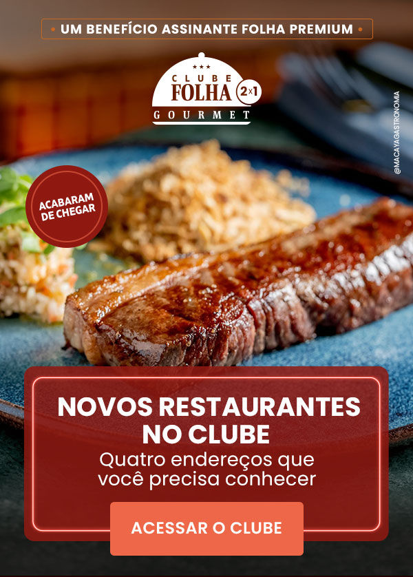 Clube Folha Gourmet 2x1 | NÃO É UM DRINQUE. É UMA
EXPERIÊNCIA ASSINADA. Explore a coquetelaria autoral com o Clube Folha Gourmet.