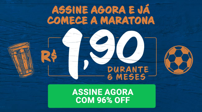 Assine agora e já comece a Maratona. R$ 1,90 durante 6 meses. Assine agora com 96% OFF
