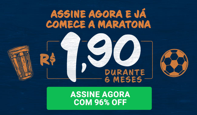Assine agora e já comece a Maratona. R$ 1,90 durante 6 meses. Assine agora com 96% OFF