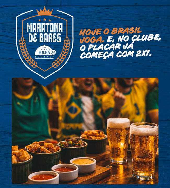 Hoje o Brasil joga. E no Clube, o placar já começa com 2x1.