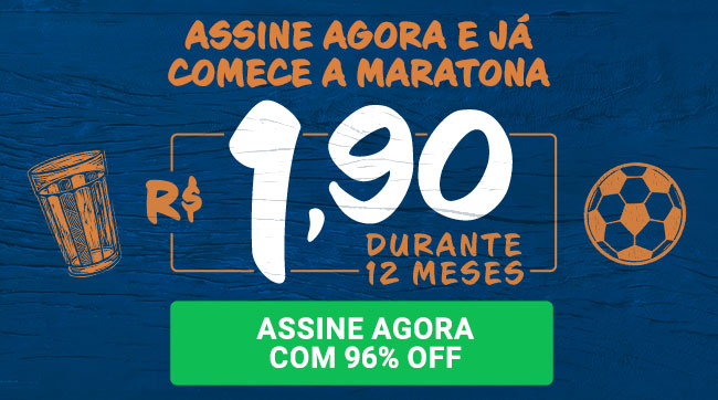 Assine agora e já comece a Maratona. R$ 1,90 durante 6 meses. Assine agora com 96% OFF