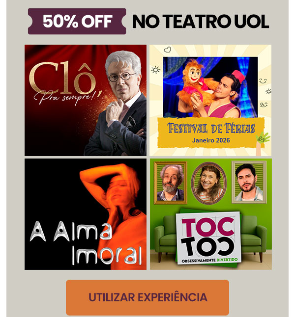 50% OFF no Teatro UOL