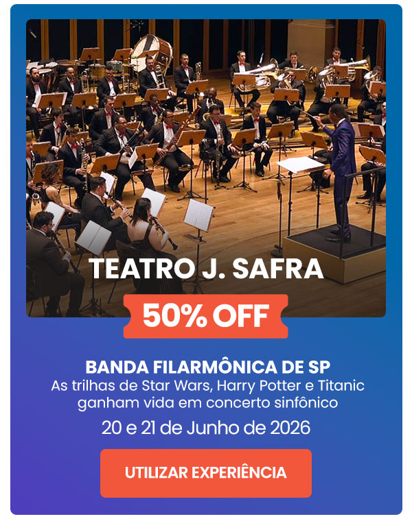Teatro Safra: 50% OFF