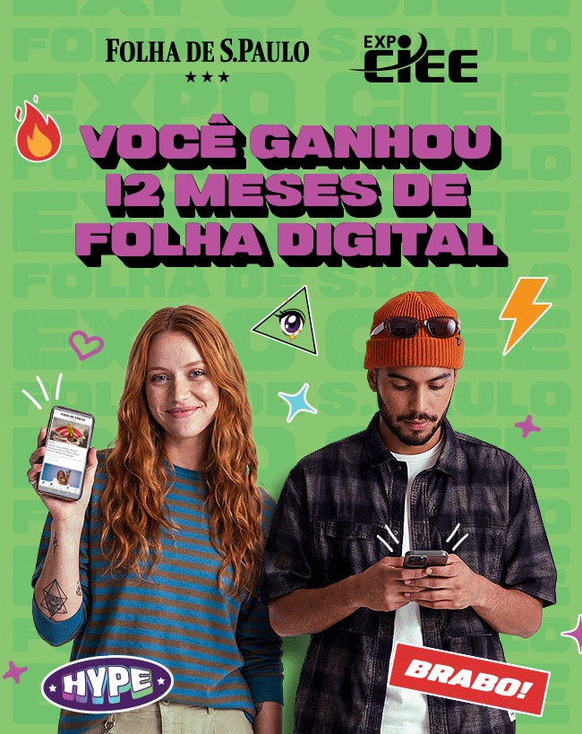 Você ganhou 12 meses grátis de Folha Digital