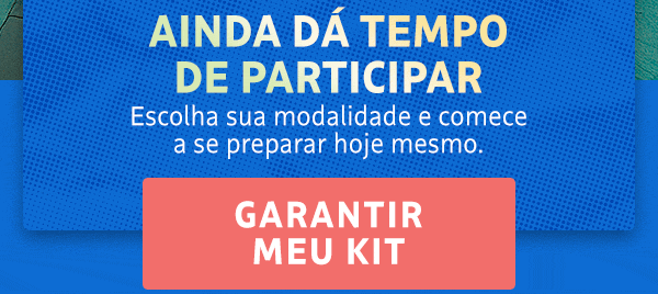 Falta menos de 1 mês! As vagas estão acabando. Garanta a sua agora! Garantir minha vaga