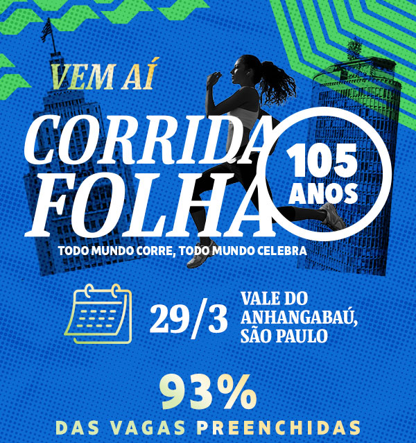 Vem aí Corrida Folha 105 anos - Todo mundo corre, todo mundo celebra.