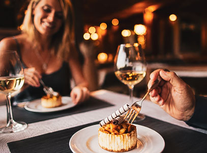 Cliente em um restaurante
