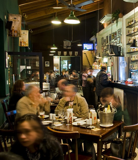 Ambiente de restaurante parceiro