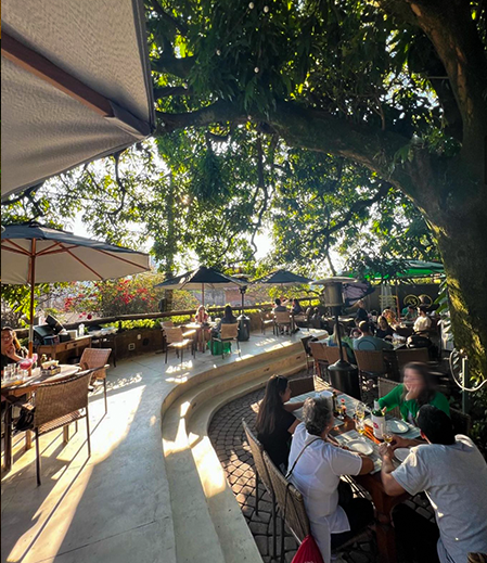 Ambiente de restaurante parceiro