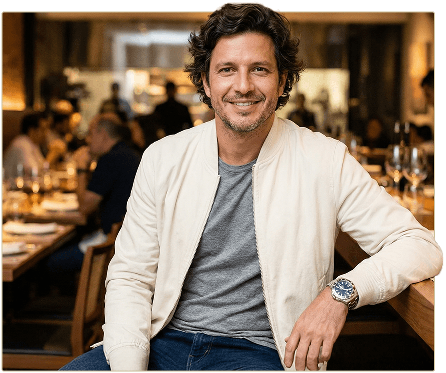Representante de restaurante parceiro