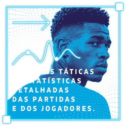 análises táticase estatísticaS detalhadasdas partidase dos jogadores. 
